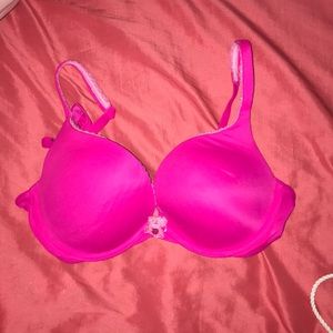 36C Hot Pink VS Push-Up Bra